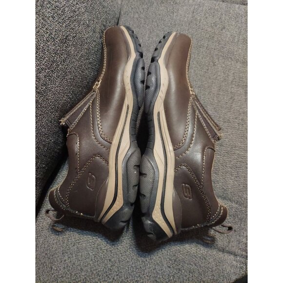 Skechers Men's Rovato-Venten Loafer Dkbr 65415.Men size 9 Dress Shoes Brown - Picture 7 of 12